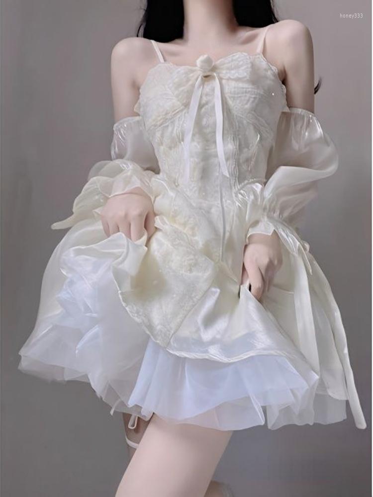 Casual Dresses Sweet Sexy Y2k Party Strap Dress 2023 Summer French Elegant Sleeveless Korean Fashion Lolita Vintage Mini Bodycon, Apricot
Casual Dresses Sweet Sexy Y2k Party Strap Dress 2023 Summer French Elegant Sleeveless Korean Fashion Lolita Vintage Mini Bodycon, Apricot