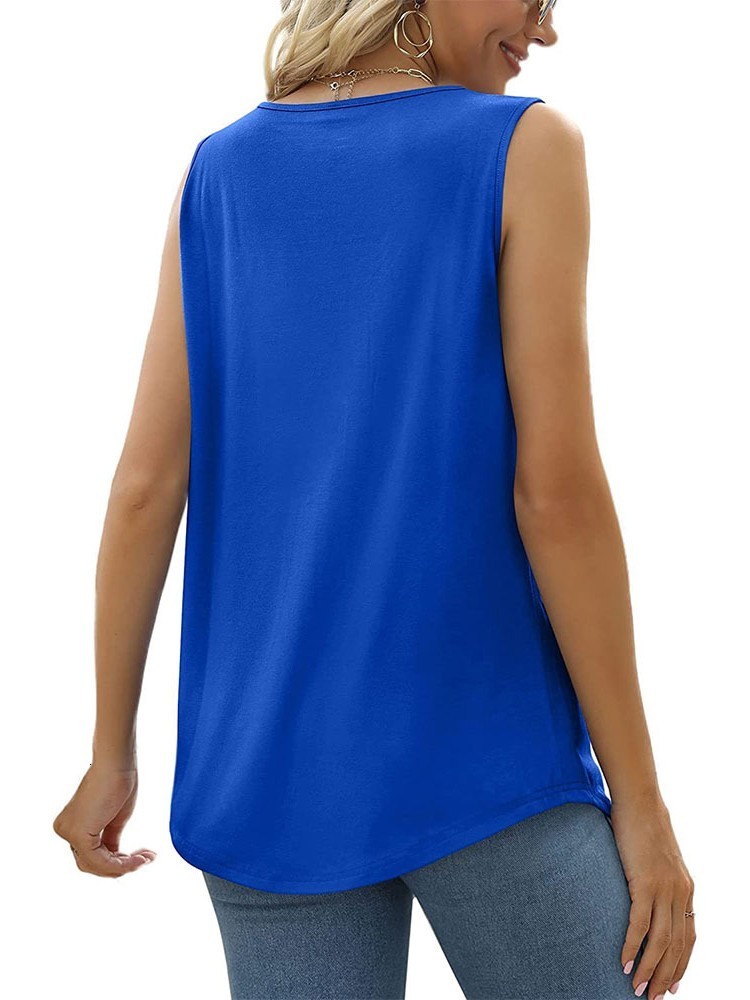 Camisoles Tanks Summer New Tank Top Women Clothes Fashion Square Neck Streetwear Casual Tops Female Oversize Sexy Sleeveless T Shirts 230420
