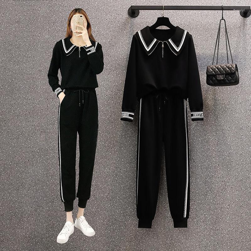 Women's Two Piece Pants 1 Piece/Set Women's 2023Spring Suit Fat Sister Fashion Outfit Ladies Age-Reducing Thin Female Casual Sports, Black pants
Women's Two Piece Pants 1 Piece/Set Women's 2023Spring Suit Fat Sister Fashion Outfit Ladies Age-Reducing Thin Female Casual Sports, Black pants