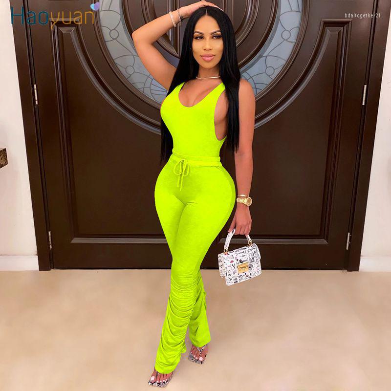 Women' Tracksuits HAOYUAN Sexy Two Piece Set Tracksuit Women Summer Clothes Tank Top Stacked Pants Suits Lounge Wear Outfits 2 Matching, Black
Women' Tracksuits HAOYUAN Sexy Two Piece Set Tracksuit Women Summer Clothes Tank Top Stacked Pants Suits Lounge Wear Outfits 2 Matching, Black