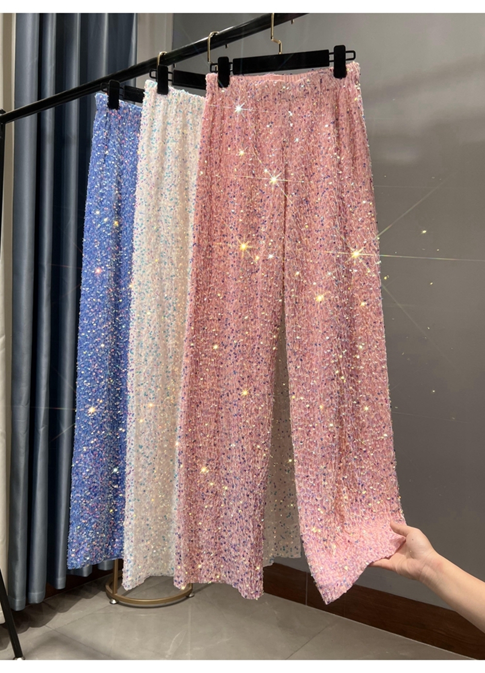 Women's Pants s 2023 Fashion Korean Sequin Street Style Slim Fit Sweep Floor Party Club Must Shine 230419, Green
Women's Pants s 2023 Fashion Korean Sequin Street Style Slim Fit Sweep Floor Party Club Must Shine 230419, Green