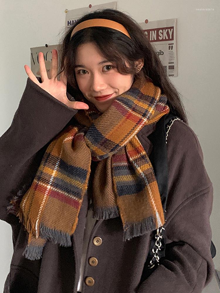 Scarves Imitation Cashmere Women Scarf Winter Preppy Style Vintage Plaid Scarve Pashmina Mujer Foulard Bufanda Wrap Shawls
Scarves Imitation Cashmere Women Scarf Winter Preppy Style Vintage Plaid Scarve Pashmina Mujer Foulard Bufanda Wrap Shawls