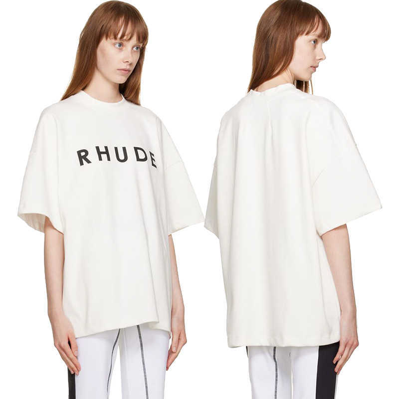 Designer Fashion Clothing Tees Hip hop TShirts Rhude Trendy Brand T-shirt Boys Summer Solid Color Casual Couple Loose Fitting Bottom with Streetwear Tops Sportswear, White
Designer Fashion Clothing Tees Hip hop TShirts Rhude Trendy Brand T-shirt Boys Summer Solid Color Casual Couple Loose Fitting Bottom with Streetwear Tops Sportswear, White