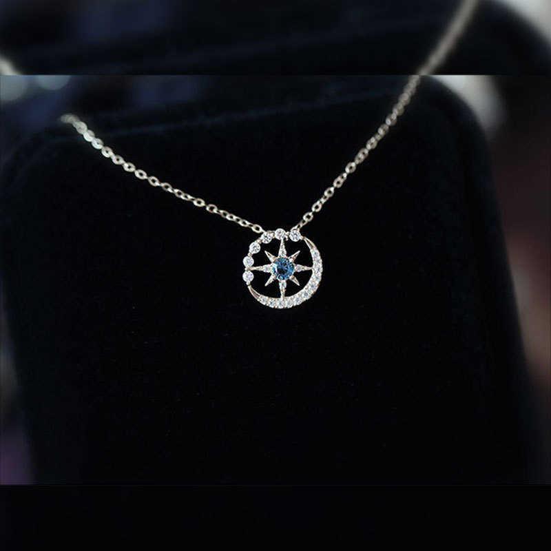 Chains Silver Sterling Star Charm Link Chain Zircon Pendant Necklace For Girls Jewelry Choker Dz213
Chains Silver Sterling Star Charm Link Chain Zircon Pendant Necklace For Girls Jewelry Choker Dz213