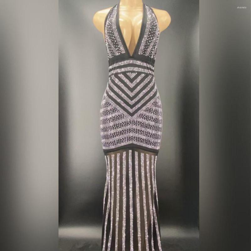 Casual Dresses Women Flashing Silver Stones Dress Sexy Black Evening Long Birthday Celebrate Mesh Stretch Dance Sleeveless Costume, Picture shown
Casual Dresses Women Flashing Silver Stones Dress Sexy Black Evening Long Birthday Celebrate Mesh Stretch Dance Sleeveless Costume, Picture shown