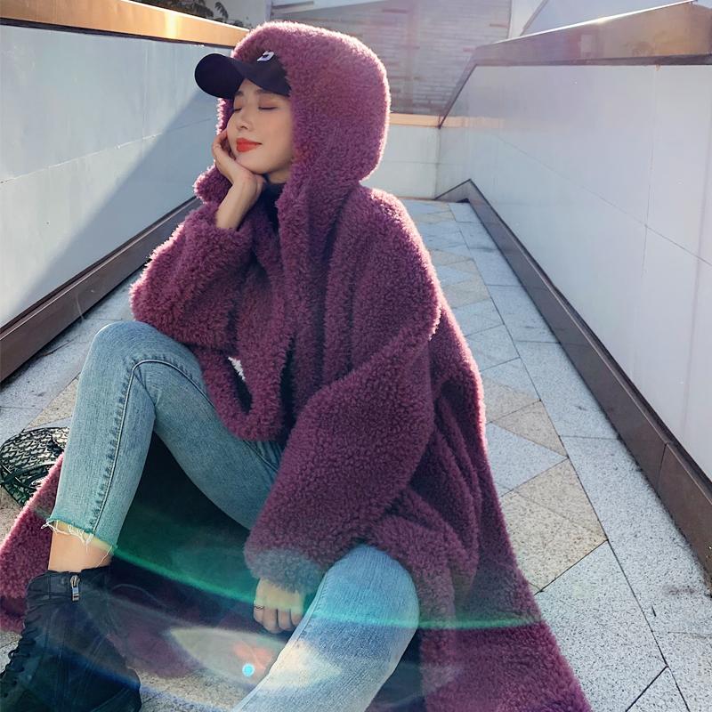 Women's Fur & Faux Winter Wool Coat Fashion Sheep Shearing Hooded Warm Woman Jacket Real Fue Coats Female Clothes Manteau Femme Hiver WPY217, Yellow
Women's Fur & Faux Winter Wool Coat Fashion Sheep Shearing Hooded Warm Woman Jacket Real Fue Coats Female Clothes Manteau Femme Hiver WPY217, Yellow