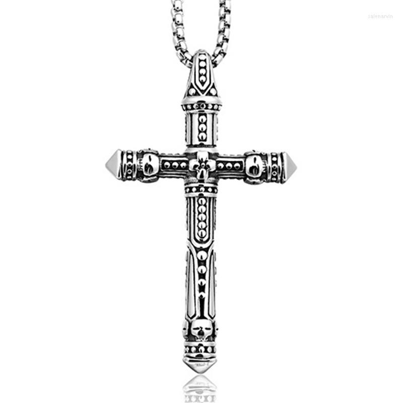 Chains Vintage All- Match Men's Cross Pendant Fashionable Simple And Not Fading Titanium Steel Tide Necklace Accessories Couple Gifts
Chains Vintage All- Match Men's Cross Pendant Fashionable Simple And Not Fading Titanium Steel Tide Necklace Accessories Couple Gifts