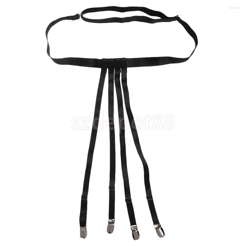 Garters Adjustable Elasticity Leg Harness Garter Belts Stocking With Metal Clips, Black 1
Garters Adjustable Elasticity Leg Harness Garter Belts Stocking With Metal Clips, Black 1