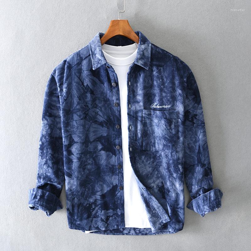 Men's Casual Shirts 2023 Spring Corduroy Shirt Men Fashion Blue Tie Dye Man Streetwear Loose Drop Shoulder Long Sleeve Mens Dress, Green
Men's Casual Shirts 2023 Spring Corduroy Shirt Men Fashion Blue Tie Dye Man Streetwear Loose Drop Shoulder Long Sleeve Mens Dress, Green