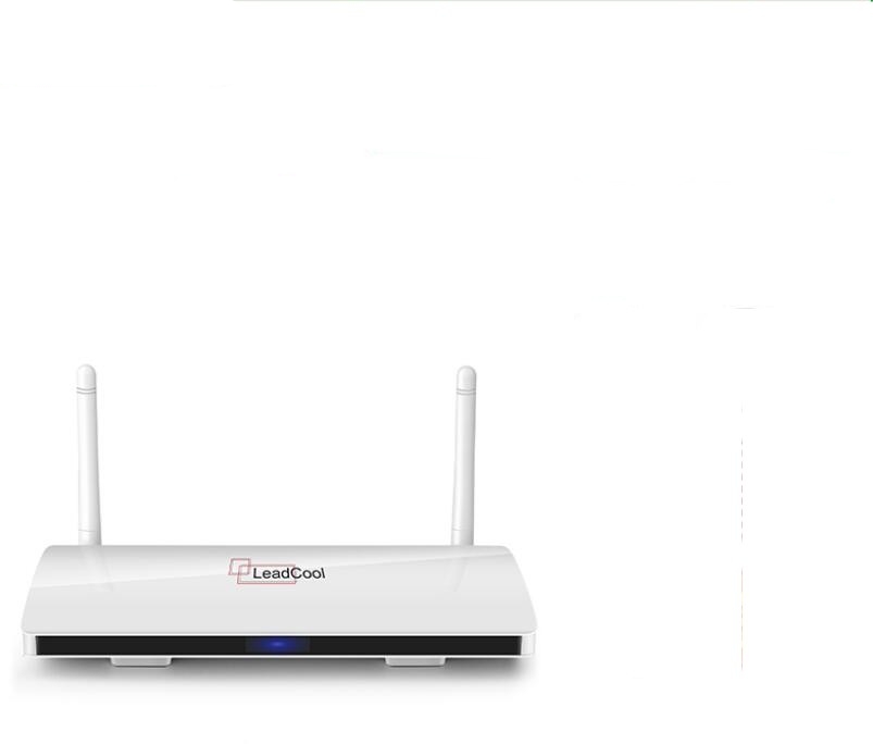 leadcool Android tv box 9.0 Amlogic S905W Quad-Core 2GB 16GB 2.4G wireless WiFi 4K 1080P FHD H.265 France Smart android tv