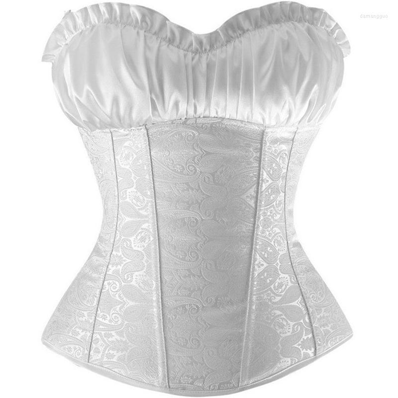Women' Shapers Sexy Gothic White Chiffon Lace Applique Corsets And Bustiers Embroidery Padded Cup Lingerie Slimming Steampunk Women, 1495
Women' Shapers Sexy Gothic White Chiffon Lace Applique Corsets And Bustiers Embroidery Padded Cup Lingerie Slimming Steampunk Women, 1495