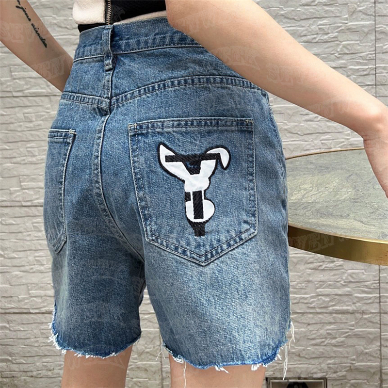 Denim Shorts For Women Rabbit Embroidery Womens Jeans Fashion Summer Casual Short Pant Street Style Jean, Blue
Denim Shorts For Women Rabbit Embroidery Womens Jeans Fashion Summer Casual Short Pant Street Style Jean, Blue