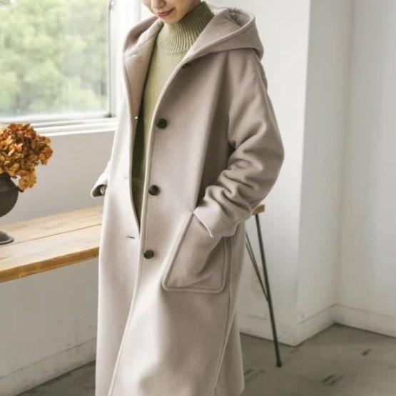 Fur Woolen Coat Women's Literature And Art Middle Long Student Loose Hooded Autumn Winter Thickened Coat, Green
Fur Woolen Coat Women's Literature And Art Middle Long Student Loose Hooded Autumn Winter Thickened Coat, Green