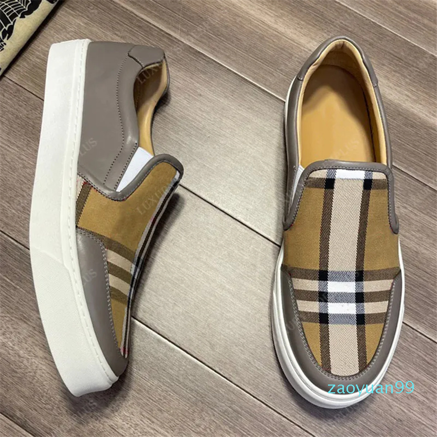 Designer Mens Shoes Luxury Loafers Leather Sneakers Vintage Checked Cotton Low Top Trainers Top Quality Shoe Trendy Men slip on Size 38-44, # 1
Designer Mens Shoes Luxury Loafers Leather Sneakers Vintage Checked Cotton Low Top Trainers Top Quality Shoe Trendy Men slip on Size 38-44, # 1