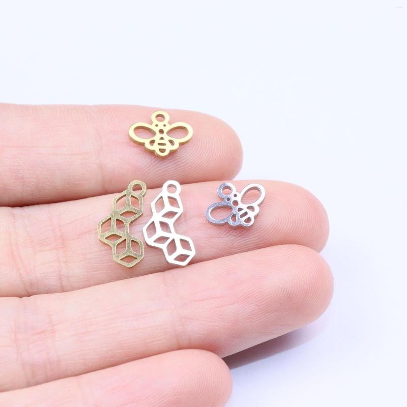 Charms 10pcs StainlessSteel Mirror Polished Bee Fadeless Anti Allergic Women's Fashion Jewelry Charm Pendant DIY Necklace Earrings
Charms 10pcs StainlessSteel Mirror Polished Bee Fadeless Anti Allergic Women's Fashion Jewelry Charm Pendant DIY Necklace Earrings