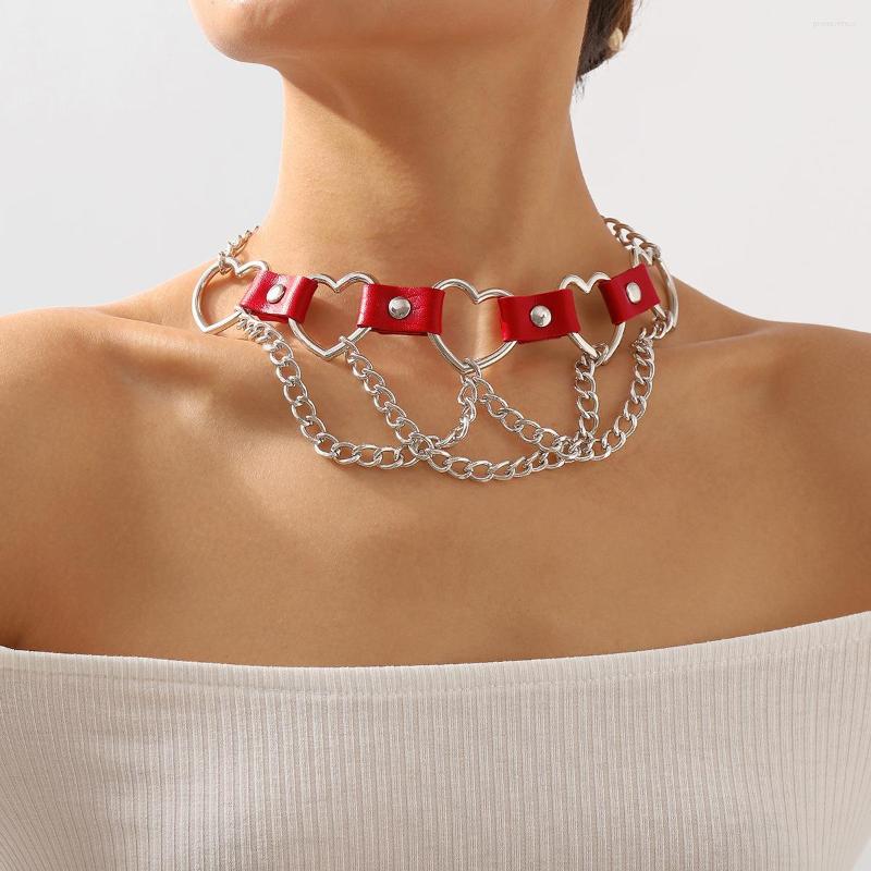 Choker Hip Hop PU Leather Heart Tassel Chain Necklace For Women Men Gift Harajuku Punk Gothic Statement Collar Jewelry
Choker Hip Hop PU Leather Heart Tassel Chain Necklace For Women Men Gift Harajuku Punk Gothic Statement Collar Jewelry