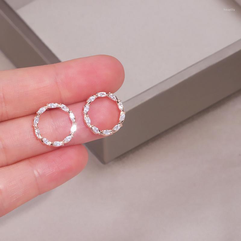 Stud Earrings Classic Luxury Round Cubic Zirconia For Women Fashion Wedding Party Jewelry Gifts Rose Gold Color Crystal Earring
Stud Earrings Classic Luxury Round Cubic Zirconia For Women Fashion Wedding Party Jewelry Gifts Rose Gold Color Crystal Earring
