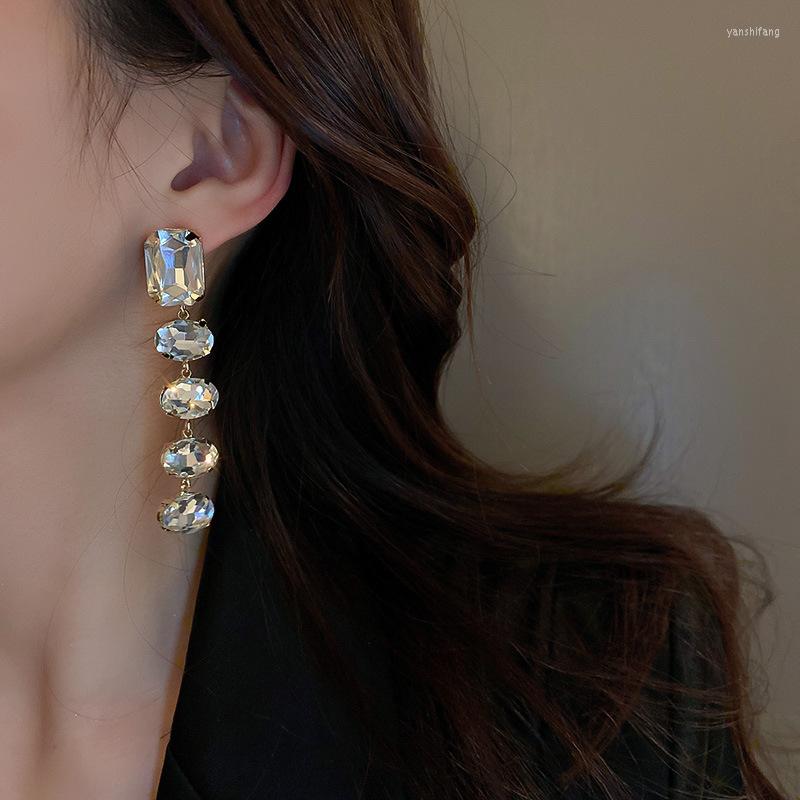 Dangle Earrings Fashion Geometry Crystal Drop Earring Bijoux Long Tassel For Women Statement Jewelry Gifts
Dangle Earrings Fashion Geometry Crystal Drop Earring Bijoux Long Tassel For Women Statement Jewelry Gifts