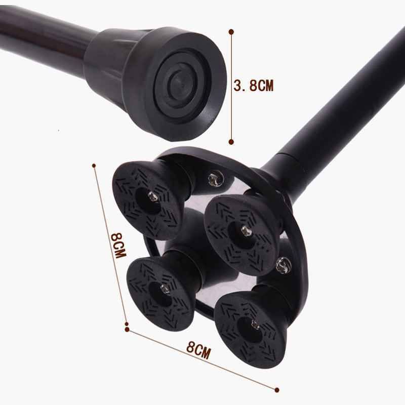 Trekking Poles Non-slip Walking Sticks For The Elderly Retractable Aluminum Alloy Multifunctional Cane With Led Light Old Men Crutch 230419 - view 6