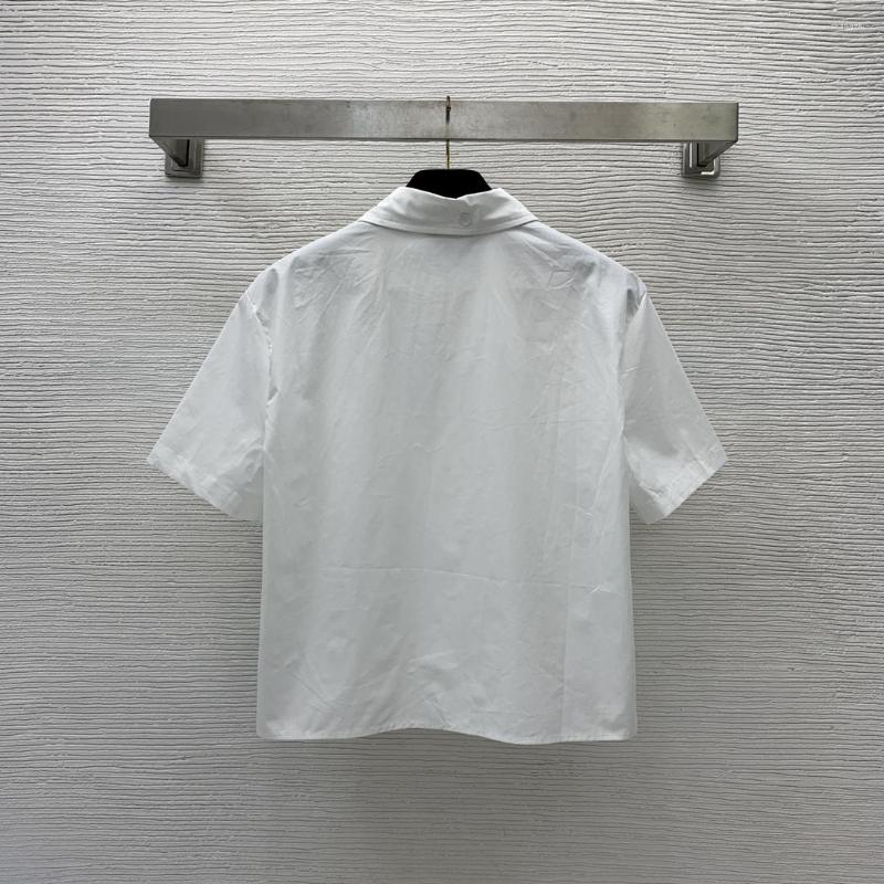 Women' Blouses D23021730 Summer Chest Pocket Leisure Lapel Short Sleeve Cotton Women' Shirt! White SML
Women' Blouses D23021730 Summer Chest Pocket Leisure Lapel Short Sleeve Cotton Women' Shirt! White SML
