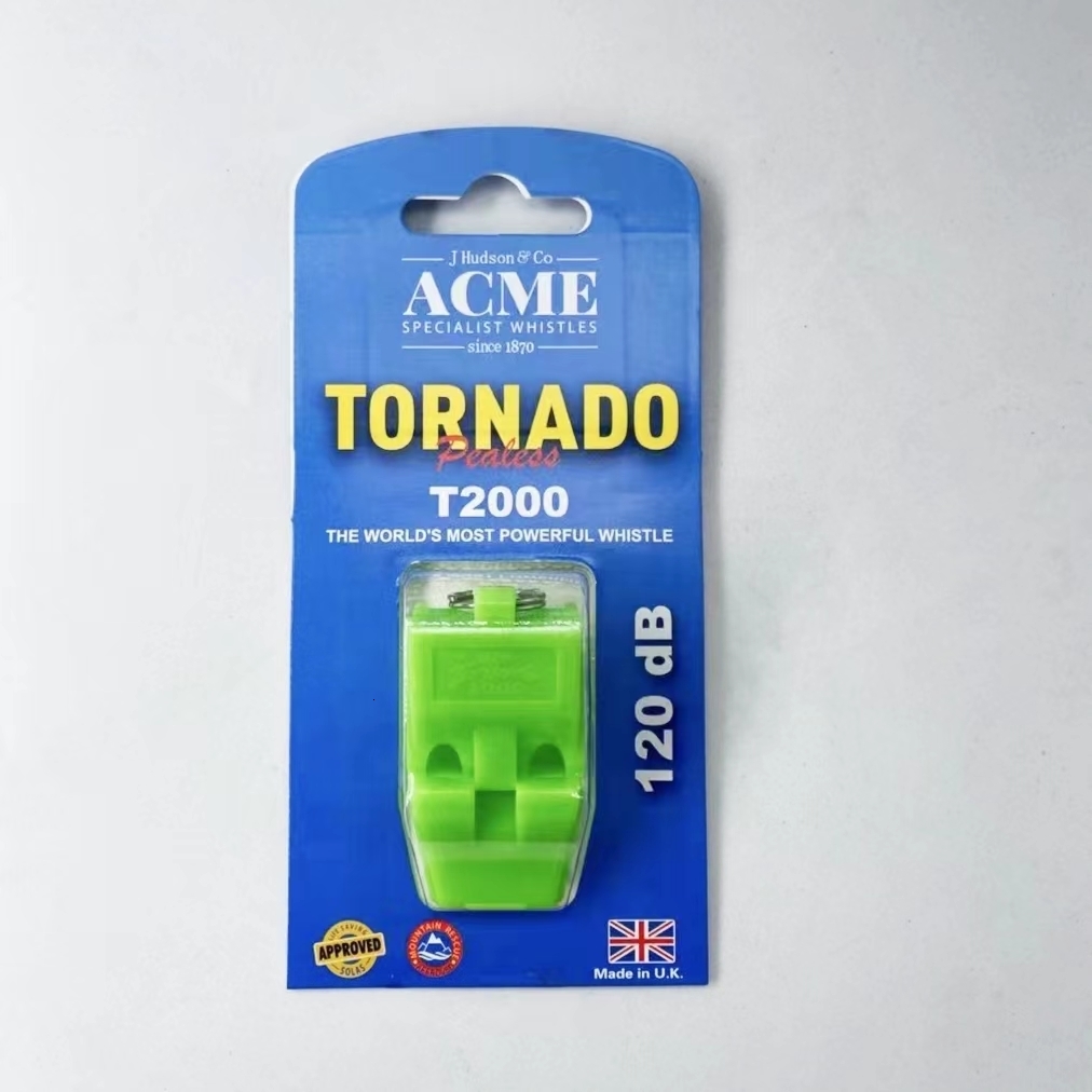 Cheerleading Colorful Valor Tornado Non-Nuclear Referee Whistle Emergency Rescue Life Saving Whistle 230420