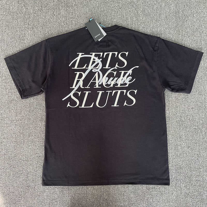 Designer Fashion Clothing Tees Hip hop TShirts Rhude American Embroidery Slogan Loose Fitting Short Sleeved T-shirt Trendy Men Streetwear Tops Sportswear, Black
Designer Fashion Clothing Tees Hip hop TShirts Rhude American Embroidery Slogan Loose Fitting Short Sleeved T-shirt Trendy Men Streetwear Tops Sportswear, Black