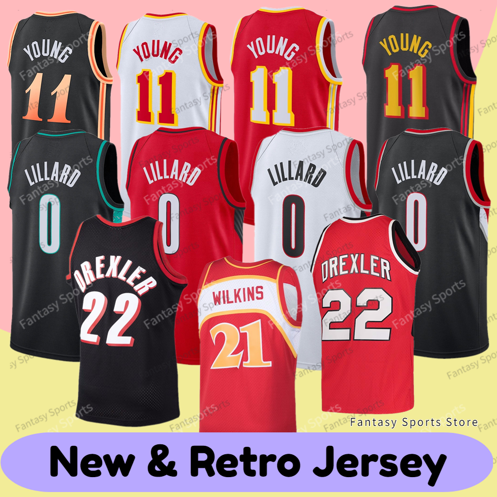 New Damian 0 Lillard Trae 11 Young Jersey 4 Spud Webb Clyde Drexler Retro Mens Jerseys Stitiched Basketball City Red Black White Men Shirts Classic, Men jersey
New Damian 0 Lillard Trae 11 Young Jersey 4 Spud Webb Clyde Drexler Retro Mens Jerseys Stitiched Basketball City Red Black White Men Shirts Classic, Men jersey