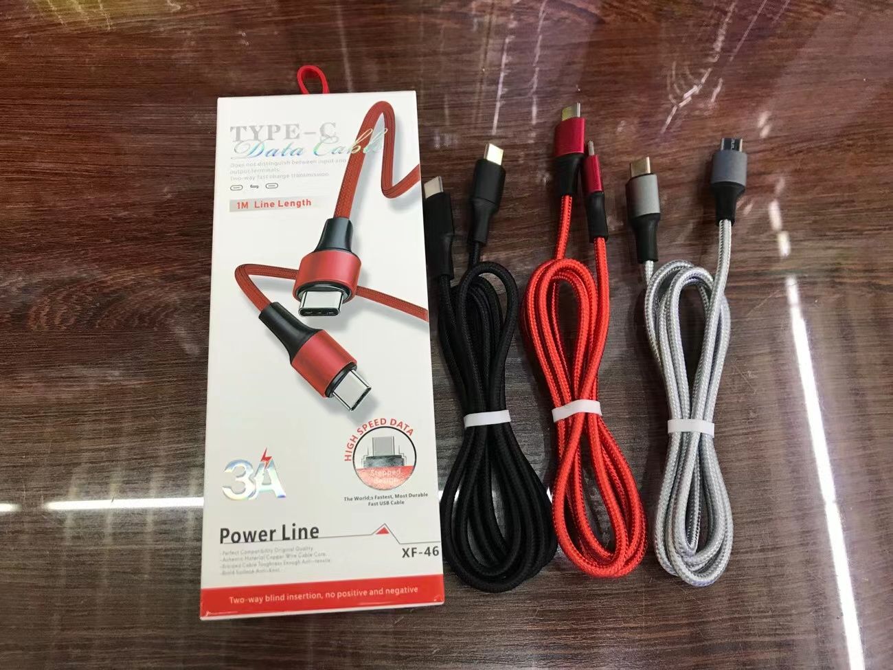 1M Nylon Braided Cables Multi colors Type-C to Type C Cable 3A Fast Charge Cord for Samsung Xiaomi Huawei phones, Silver
1M Nylon Braided Cables Multi colors Type-C to Type C Cable 3A Fast Charge Cord for Samsung Xiaomi Huawei phones, Silver