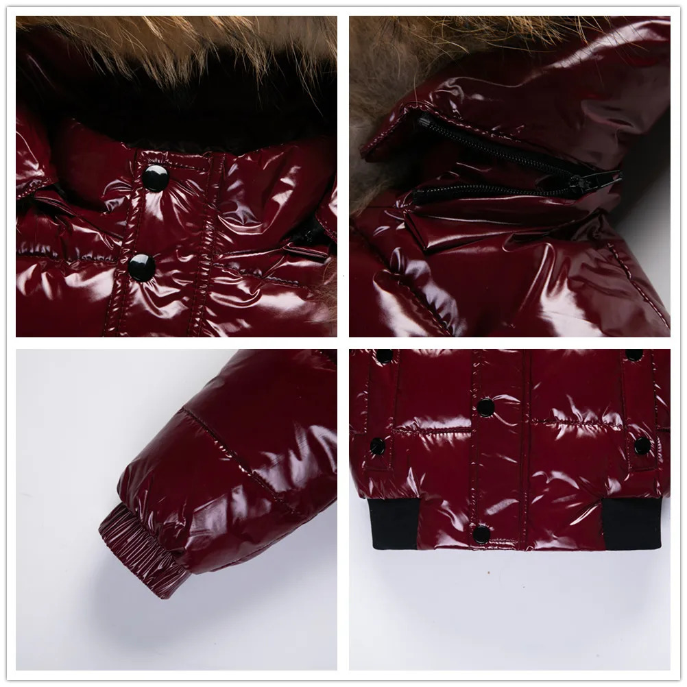 Down Coat Winter Coat White Duck Down Jacket For Boys Children's Clothes Thickened Outerwear Infant With Nature Fur 2-10y Parka Kids 231120