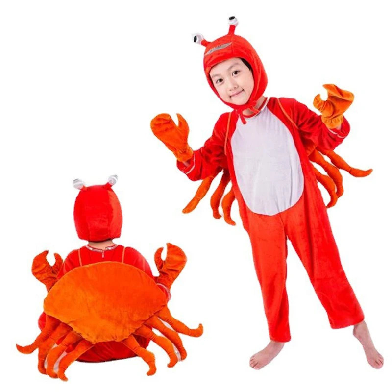 Pajamas children performance crab Cosplay Clothing animal Costumes Jumpsuit 231120