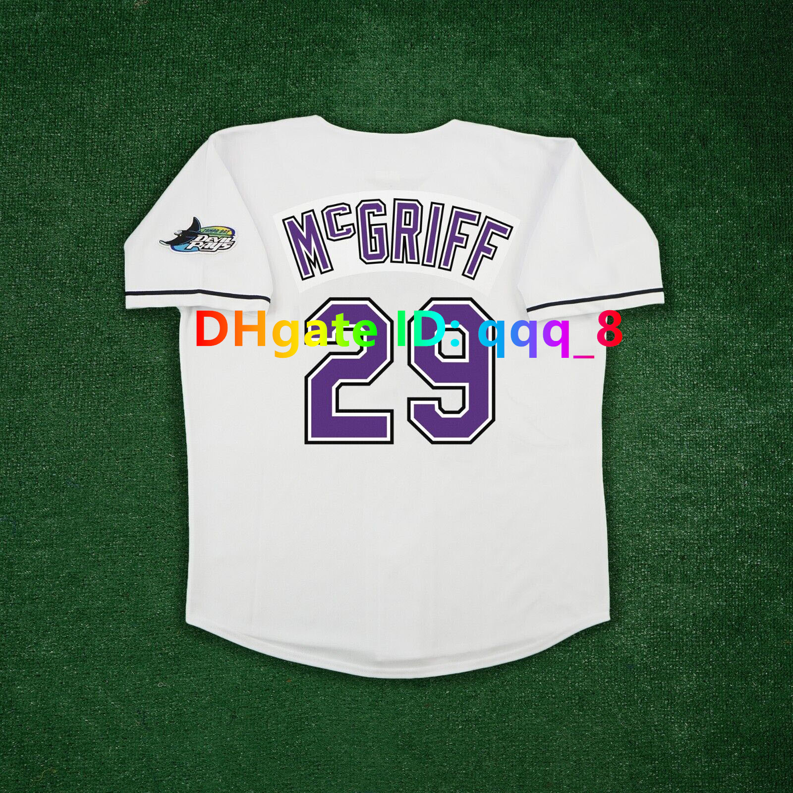 Wade Boggs Jose Canseco Vintage Devil Rays Baseball Jersey Randy Arozarena Evan Longoria Wander Franco Fred McGriff Carl Crawford Dwight Gooden Yandy 