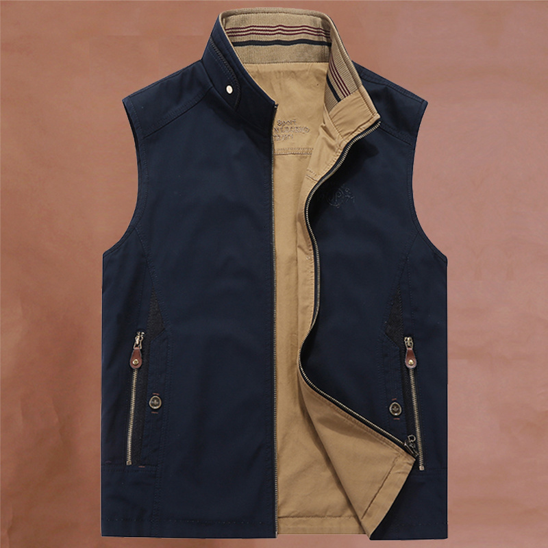 Men's Vests Spring And Autumn Gilet Men Outdoor Sleeveless Vest Casual Clothing Fashion Thermal Business Jackets Man 2023 Style 230420