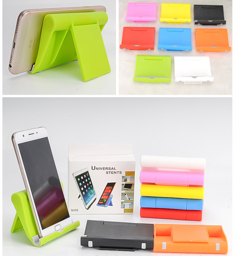 Creative multi-angle cell phone mount tablet PC stands adjustment rotating lazy stand desktop live broadcast mobile phone tablet stand foldable holder