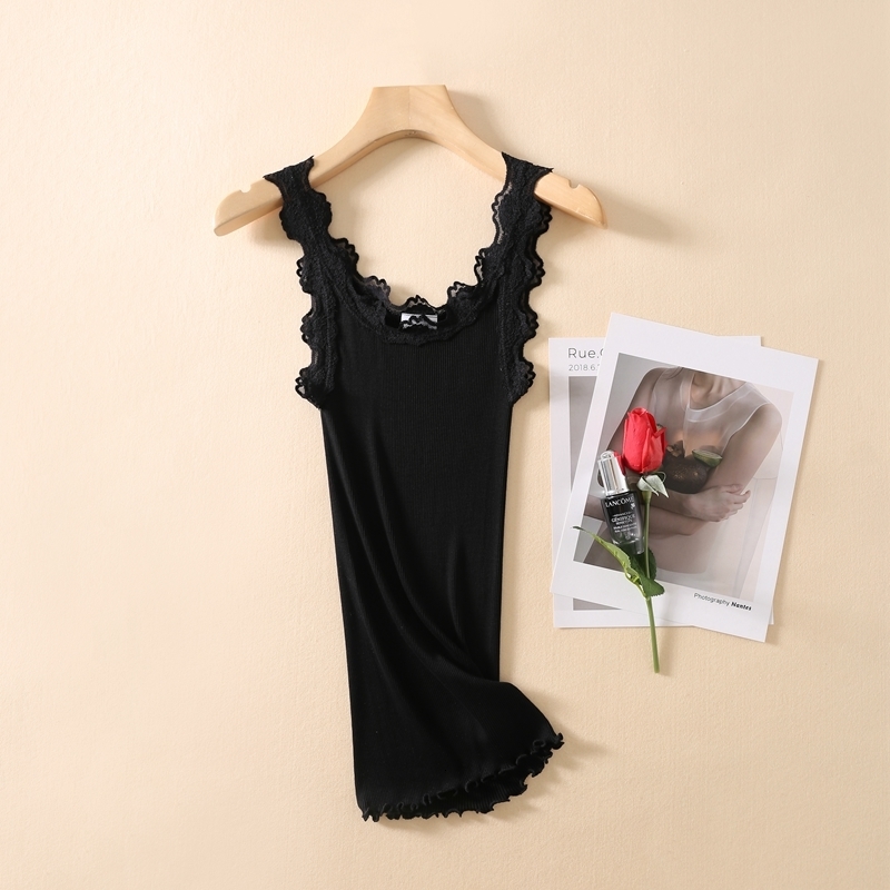 Camisoles Tanks silk lace sexy tank top womens tops for women fashion tanktop cami summer basic lingerie tanks girls vest shirt sleeveless cute 230421