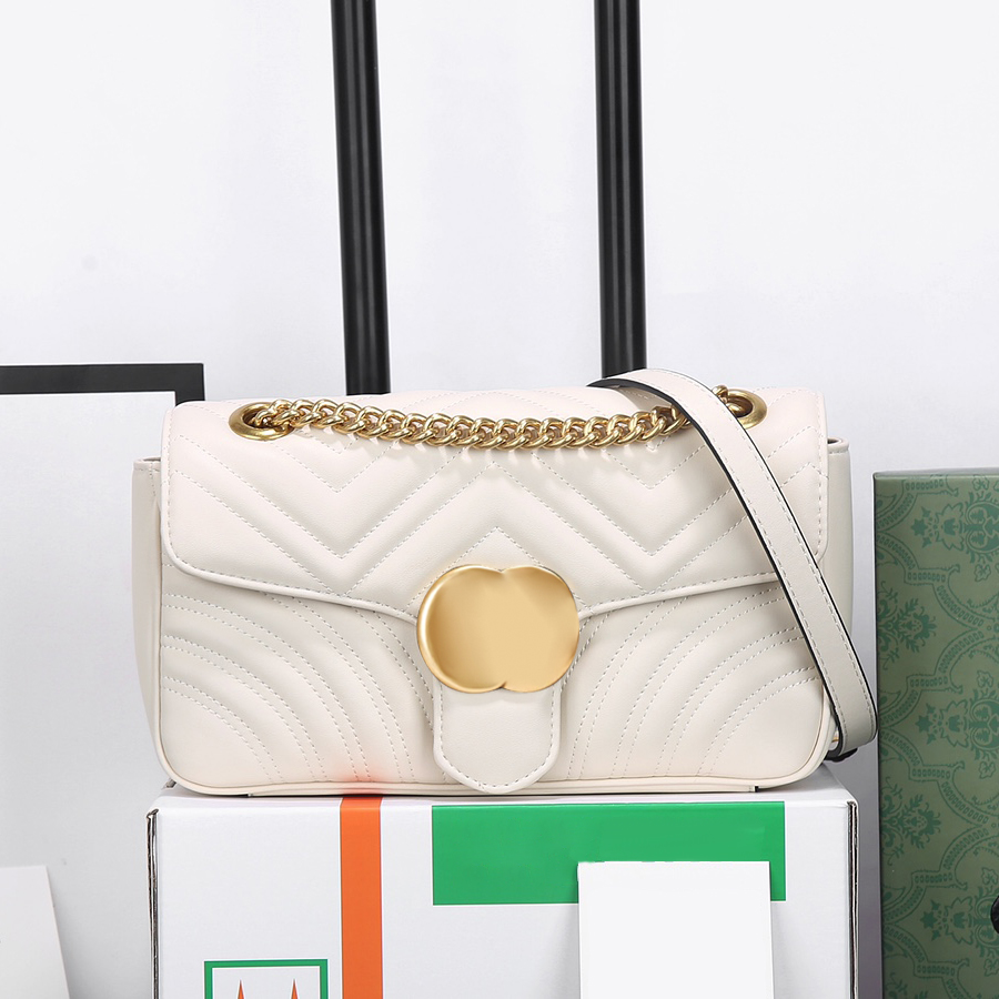 3 sizes Marmont Women shoulder Bags mens pochette crossbody clutch Bags metal chain tote Luxury designer bag fashion Genuine leather handbag cross body camera bag, White
3 sizes Marmont Women shoulder Bags mens pochette crossbody clutch Bags metal chain tote Luxury designer bag fashion Genuine leather handbag cross body camera bag, White