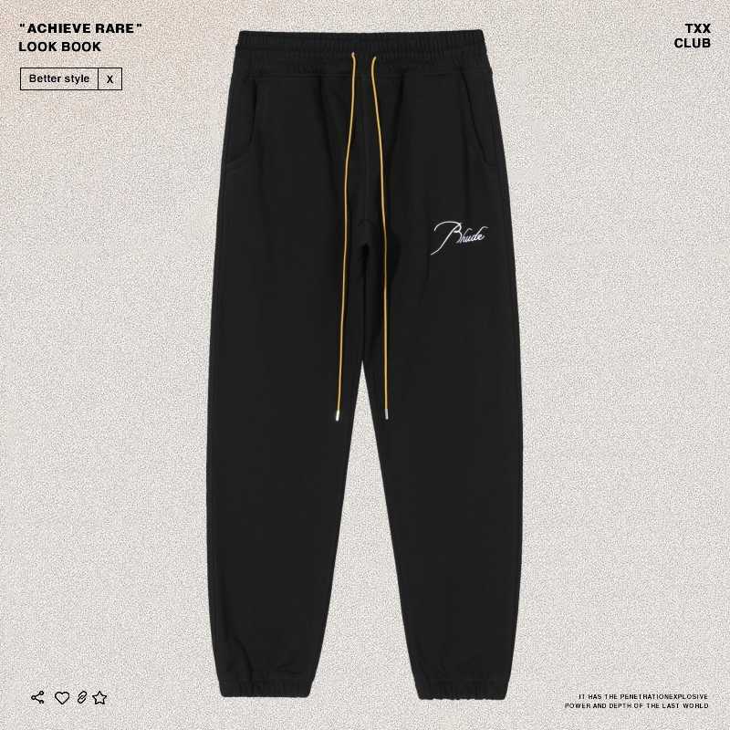 Designer Clothing Casual Pant Rhude Embroidered High Street Tungle Sports Pants Trend Brand Men's Men's Loose Drawstring Casual Pants outdoor Loose Hip hop, Black
Designer Clothing Casual Pant Rhude Embroidered High Street Tungle Sports Pants Trend Brand Men's Men's Loose Drawstring Casual Pants outdoor Loose Hip hop, Black