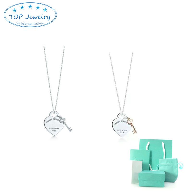 Designer Single Peach Heart With key necklace For Women luxury Brand Jewelry Couple Gift With Box
Designer Single Peach Heart With key necklace For Women luxury Brand Jewelry Couple Gift With Box
