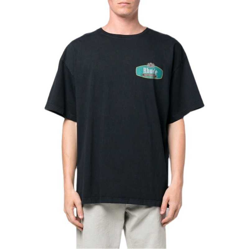 Designer Fashion Clothing Tees TShirts 2022 Summer New Rhude High Street Logo Letter Print Loose Casual Short Sleeve T-shirt Men's Ins Tops Cotton Streetwear, Black
Designer Fashion Clothing Tees TShirts 2022 Summer New Rhude High Street Logo Letter Print Loose Casual Short Sleeve T-shirt Men's Ins Tops Cotton Streetwear, Black