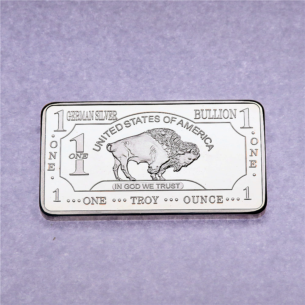 Other Arts and Crafts - German 1oz Buffalo Silver Bullion Bar No Magnetic Commemorative Coin Bullion Collect Craft Gift
Other Arts and Crafts - German 1oz Buffalo Silver Bullion Bar No Magnetic Commemorative Coin Bullion Collect Craft Gift