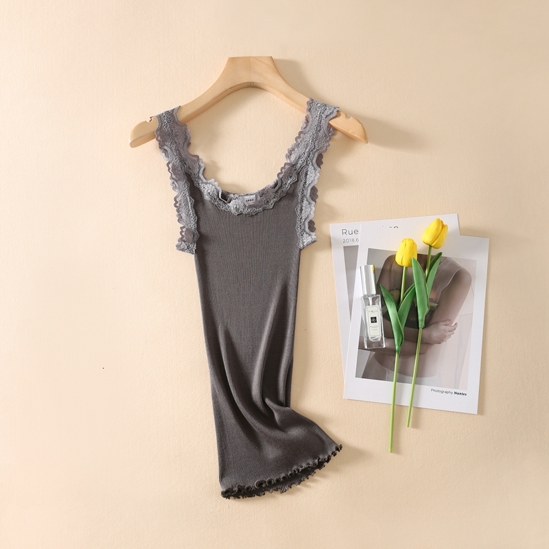 Camisoles Tanks silk lace sexy tank top womens tops for women fashion tanktop cami summer basic lingerie tanks girls vest shirt sleeveless cute 230421