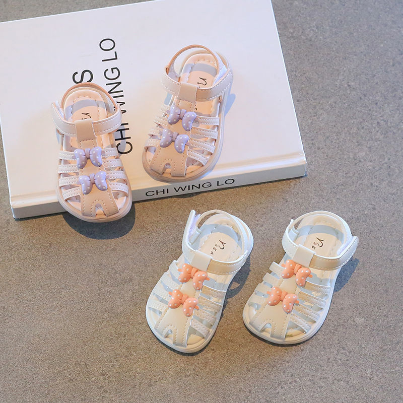 Sandals Infant Girls Sandals Summer Baby Shoes Cute Small Bow Princesses Shoes Kid Toddler Shoes Children Sandal Soft First Walkers 230421