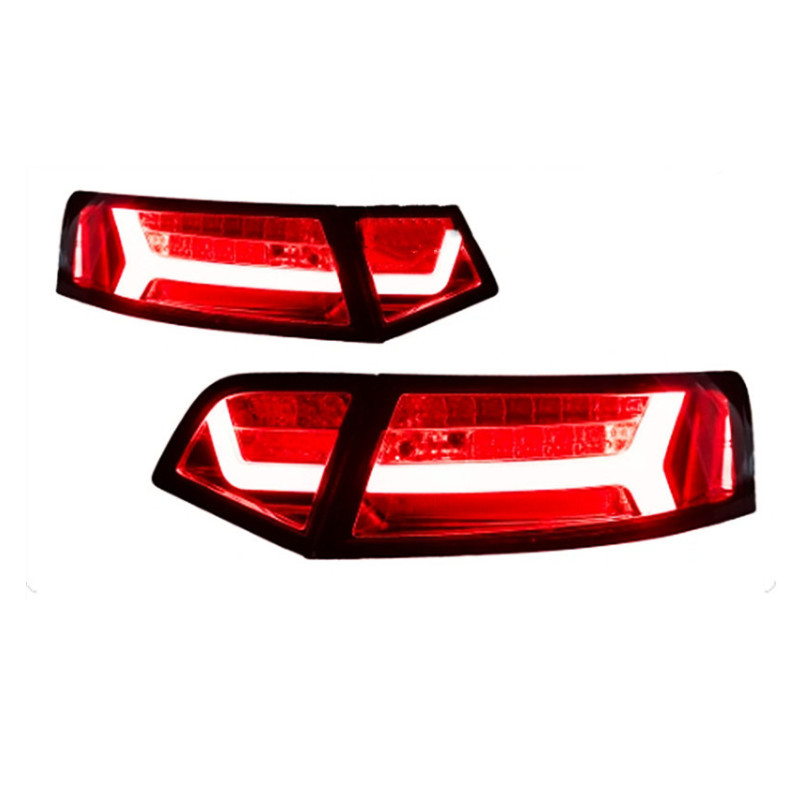 Car Modified Taillight For AUDI A6 C6 2008-2012 C7 Styling LED Running Lights Sequential Signal Rear Brake Taillights