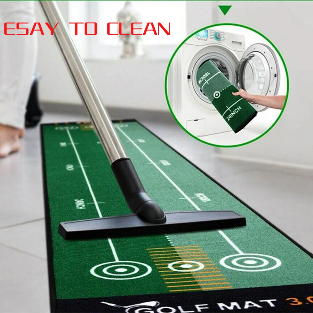 Other Golf Products 50x300cm Golf Putting Green Mat Indoor Equipment for Home Office Indoor Mini Golf Putting Training Mat 231120