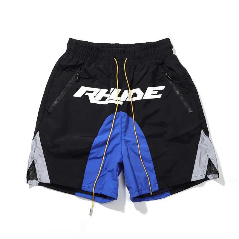 Designer Clothing short casual Rhude Reflective Stitching Logo Printed Shorts Men's Women's Loose Color Matching Casual Pants Trend Brand Running fitness, Black
Designer Clothing short casual Rhude Reflective Stitching Logo Printed Shorts Men's Women's Loose Color Matching Casual Pants Trend Brand Running fitness, Black