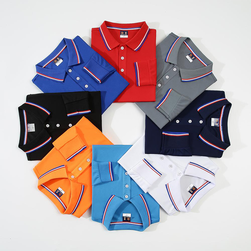 Men's Polos Men Polo Shirt Casual Business Tops Solid Polos Shirts Mens Long Sleeve Polo Provide Customized Services 230421