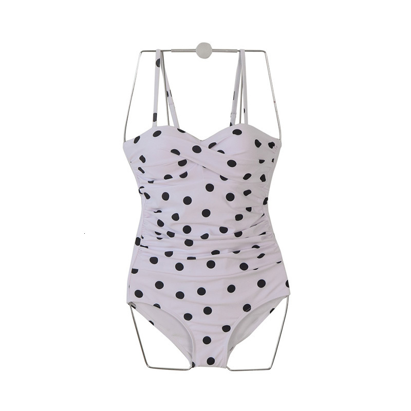 Women's Swimwear Women Swimsuit Vintage Monokini Wrinkle Belly Hidden Swimming Suit Push Up Sexy Summer Beach Wear Backless 230421