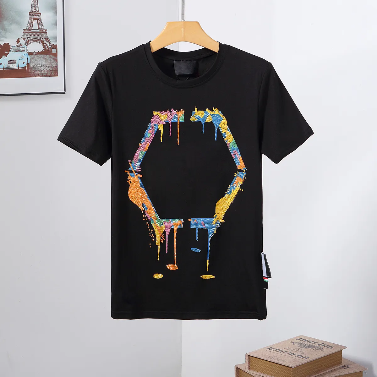 Phillip Plain Men designer PP Skull Diamond t shirt Short sleeve Dollar Brown bear Brand tee O-Neck high Quality Skulls TShirt tees tops OFo, 10
Phillip Plain Men designer PP Skull Diamond t shirt Short sleeve Dollar Brown bear Brand tee O-Neck high Quality Skulls TShirt tees tops OFo, 10