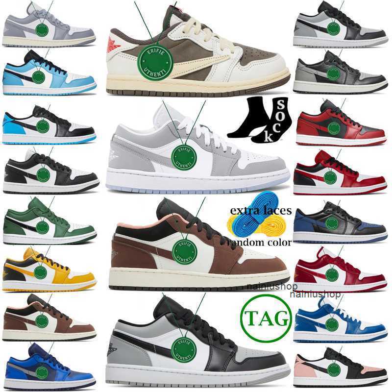 Ice Blue Casual Shoes Mens Sneakers UNC Sail Red Thunder Military Black Cat White Oreo Patent Bred Hyper Royal University Blue Obsidian