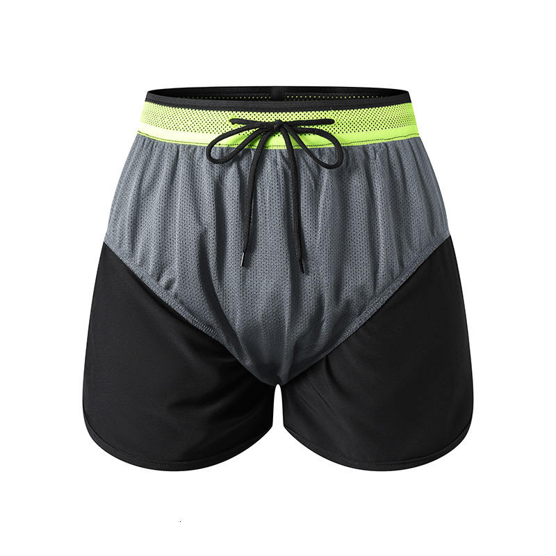 Men's Shorts 2 in 1 Men's Running Shorts Jogging Gym Short S-4XL Man Sports Short Pants Cycling Shorts with Mesh Inner Solid Breeches 230421