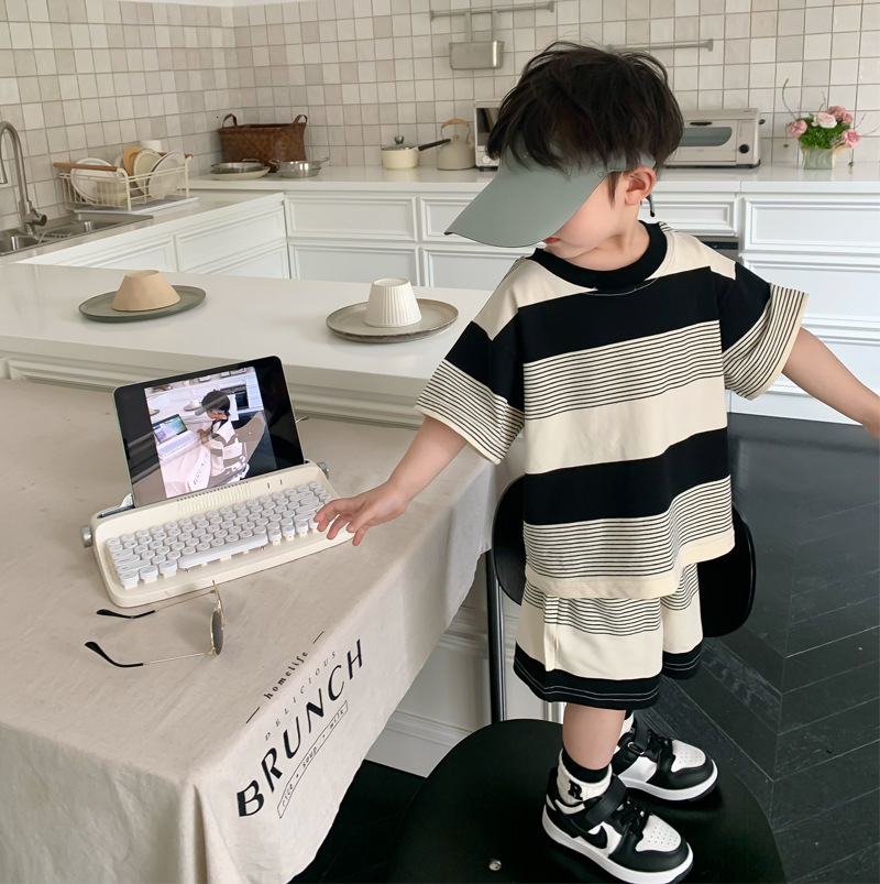 Family Matching Outfits Mom Dad and Son Daughter Matching Clothes for The Whole Family Summer Kids Boys Girls Sets Two Pieces Father T-shirt Women Dre